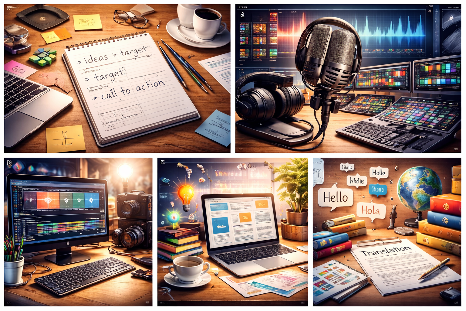 رسالة تسويقية مؤثرة كيف تبني محتوى ناجح بالصوت والنص والفيديو