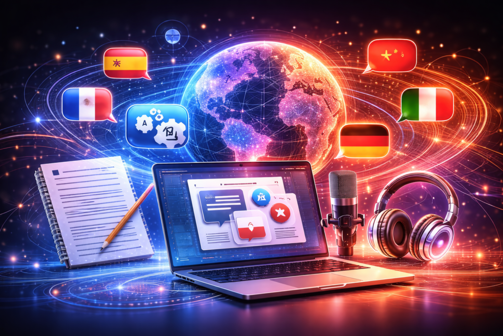 صناعة المحتوى متعدد اللغات: كيف توصل رسالتك عالميًا؟