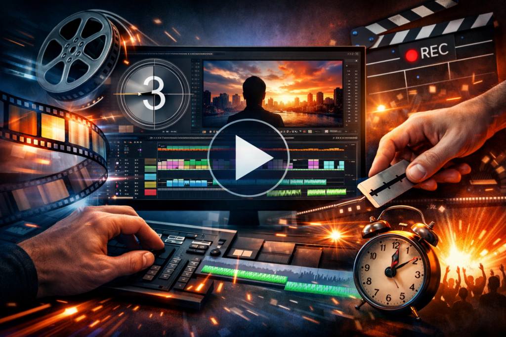 كيف يؤثر إيقاع الفيديو والمونتاج على بقاء المشاهد حتى النهاية؟