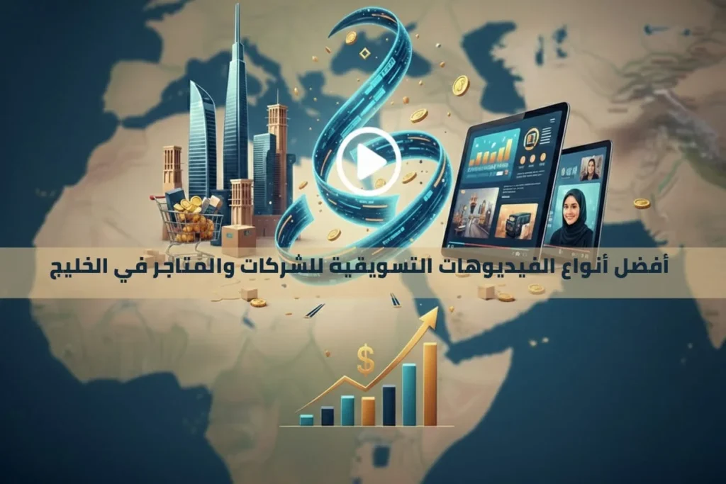 أفضل أنواع الفيديوهات التسويقية للشركات والمتاجر في الخليج (دليل عملي لاختيار الفيديو الذي يحقق مبيعات حقيقية)