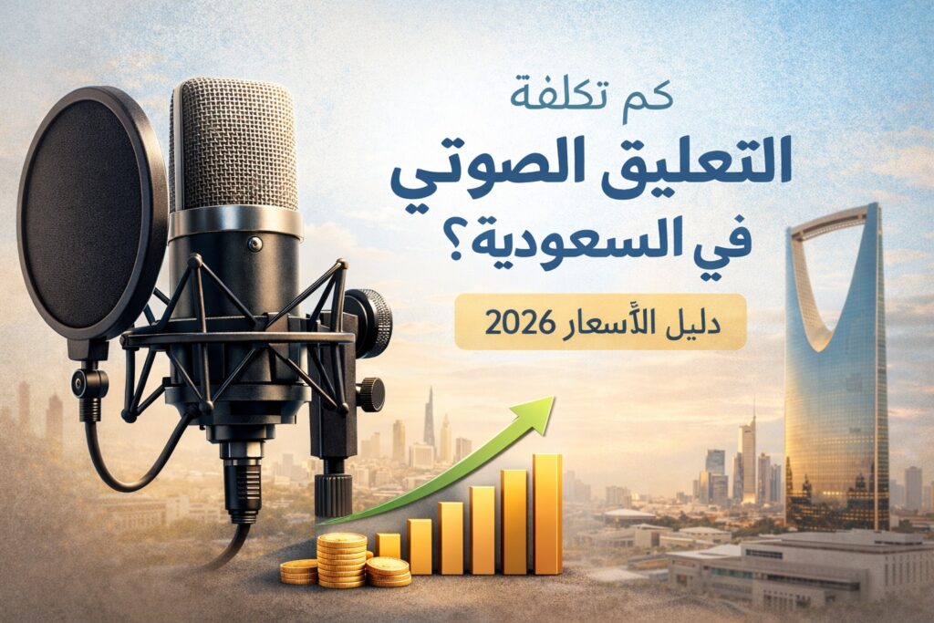 تكلفة التعليق الصوتي في السعودية