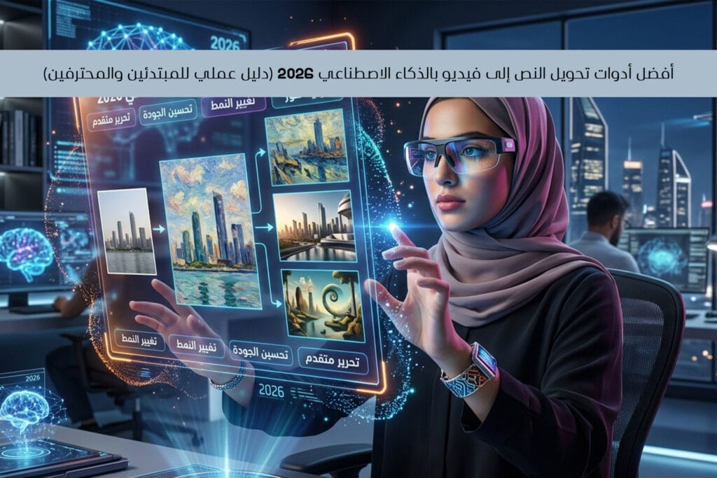 تحويل النص إلى فيديو